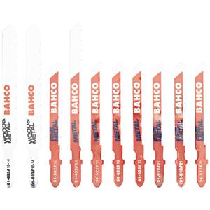 Bahco 91-METAL-10P Decoupeerzaagbladenset voor metaal, 10-delig 1 set(s)