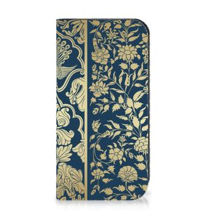 iPhone 15 Pro Smart Cover Beige Flowers