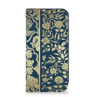iPhone 15 Pro Smart Cover Beige Flowers