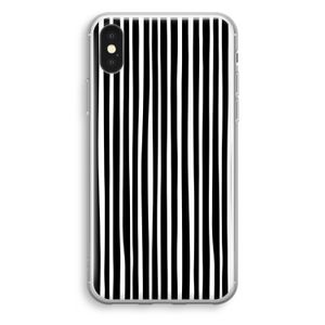 Stripes: iPhone XS Transparant Hoesje