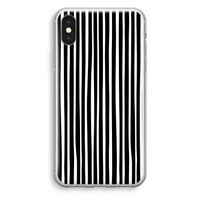 Stripes: iPhone XS Transparant Hoesje