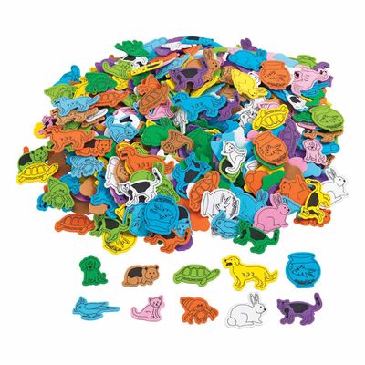 Colorations favoriete dieren foam vormen, 500st.