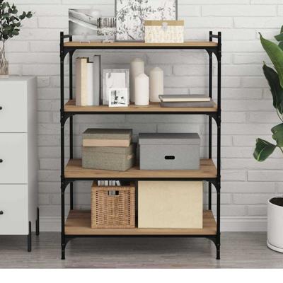 Boekenplank Bord 4 pcs Bruin 100 x 40 x 1.5cm Spaanplaat