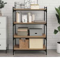 Boekenplank Bord 4 pcs Bruin 100 x 40 x 1.5cm Spaanplaat