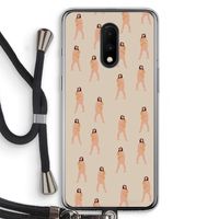 You're so golden: OnePlus 7 Transparant Hoesje met koord