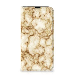 iPhone 13 Pro Standcase Marmer Goud