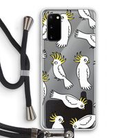 Papegaai: Samsung Galaxy S20 Transparant Hoesje met koord Papegaai: Samsung Galaxy S20 Transparant Hoesje met koord