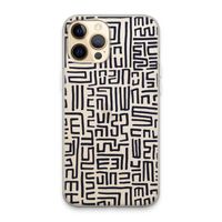 Moroccan Print: iPhone 13 Pro Max Transparant Hoesje