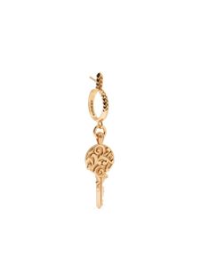 Emanuele Bicocchi engraved key-charm earring - Or