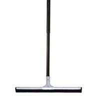 Vloertrekker / watertrekker - metaal en rubber - B43 cm - uitschuifbare steel kunststof zwart