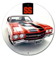 1970 Chevrolet SS Chevelle Zwaar Metalen Bord XL