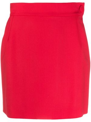 The Attico minijupe à taille haute - Rouge