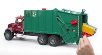 bruder MACK Granite vuilniswagen modelvoertuig 02812 - thumbnail