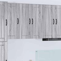 Keukenkast Grijs Sonoma 60 x 31 x 80 cm Bewerkt hout