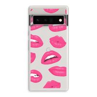 Bite my lip: Google Pixel 6 Pro Transparant Hoesje