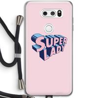 Superlady: LG V30 Transparant Hoesje met koord