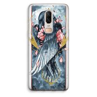 Golden Raven: OnePlus 6 Transparant Hoesje