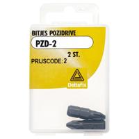 Bitjes pozidrive pzd-2 2 st. - Deltafix
