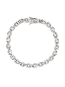 ROSEKEY bracelet en or blanc 18ct serti de diamants - Argent