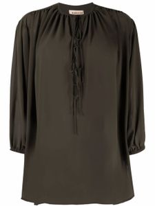 Blanca Vita blouse Begonia à détail de laçage - Vert