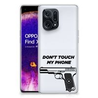 OPPO Find X5 Silicone-hoesje Pistol DTMP