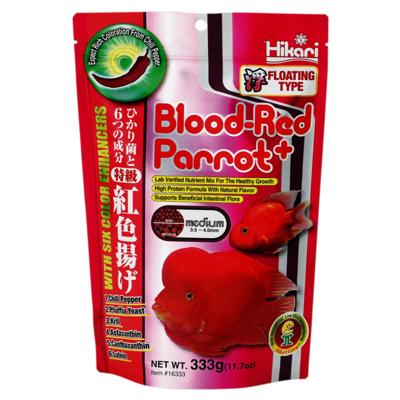 Hikari Blood-Red Parrot Mini 333g - Kleurversterkend Visvoer voor Rode Papegaai Cichliden