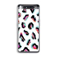 Cheetah color: Samsung Galaxy A80 Transparant Hoesje