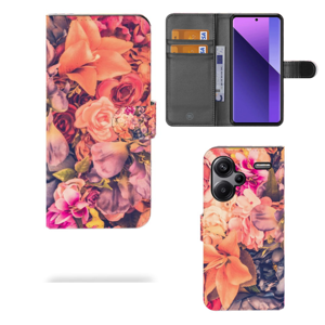 Xiaomi Redmi Note 13 Pro Plus Hoesje Bosje Bloemen