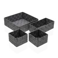 Basket spelset Versa Stro Polypropyleen Maïsvezel 26 x 8,5 x 26 cm
