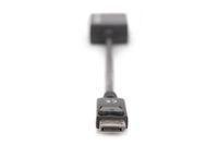 Digitus AK-990904-002-S DisplayPort-kabel Adapter DisplayPort-stekker, VGA-stekker 15-polig 0.15 m Zwart - thumbnail