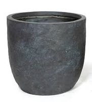 Utah Egg Pot Graphite D25H25 - Mcollections