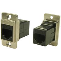 Cliff CP30724M Dualslim metaal Cat3 RJ12 CSK CP30724M Adapter, inbouw Nikkel, Zwart 1 stuk(s) - thumbnail