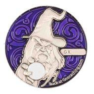 The Magician Geocoin - AS Paars - RE