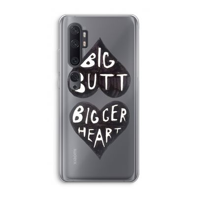 Big butt bigger heart: Xiaomi Mi Note 10 Transparant Hoesje
