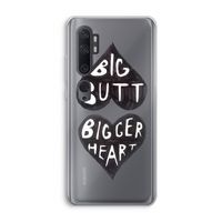 Big butt bigger heart: Xiaomi Mi Note 10 Transparant Hoesje