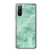 Groen marmer: Sony Xperia 10 III Transparant Hoesje