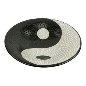 Kom Ying Yang Wit-Zwart (26 cm)