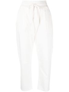 Thom Krom pantalon court à lien de resserrage - Blanc