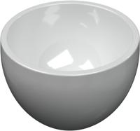 Saqu Neso waskom 20x20x11cm glans wit