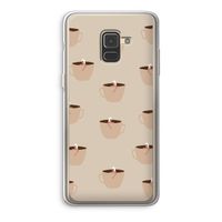 Morning coffee: Samsung Galaxy A8 (2018) Transparant Hoesje