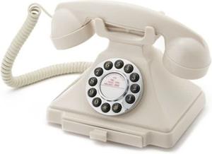 GPO Drukknoppen Bakeliet &apos;20 Ontwerp Telefoon Ivoor
