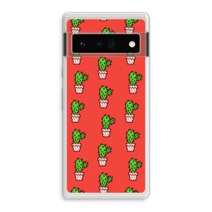 Mini cactus: Google Pixel 6 Pro Transparant Hoesje