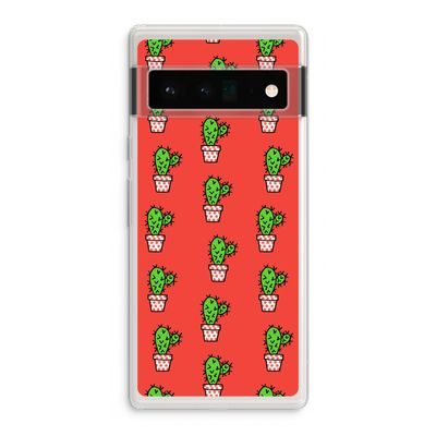 Mini cactus: Google Pixel 6 Pro Transparant Hoesje