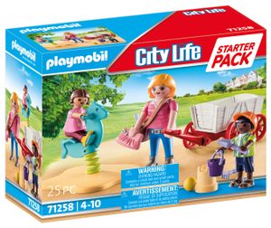 PlaymobilÂ® City Life 71258 starterpack opvoeder met bolderwagen