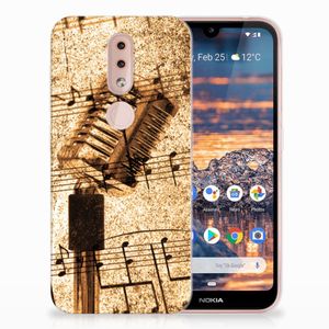 Nokia 4.2 Siliconen Hoesje met foto Bladmuziek