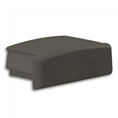 Eindkap E1B zwart voor zwart LED profiel PL1 8106018