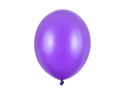 Metallic Paarse ballonnen (50st)