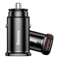 Baseus CCALL-DS01 oplader voor mobiele apparatuur Universeel Zwart Sigarettenaansteker Snel opladen Buiten - thumbnail