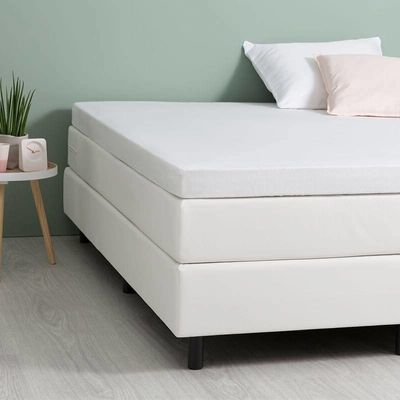 2-Persoons Molton Hoeslaken Stretch - 180x200 cm - Fresh and Co Matrasbeschermer - Wit 180x200 cm - - Inclusief Topper - Dekbed-Discounter.nl