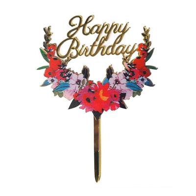 Happy Birthday Cake Topper Deluxe #3